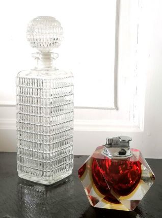 Carafe à whisky art déco 