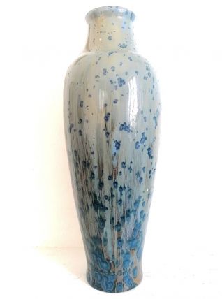 Grand vase en faïence de Pierrefonds, art déco