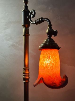 grande lampe de bureau 1930  art deco   extensible 66x30x56 