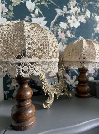 2 belles lampes à poser rétro