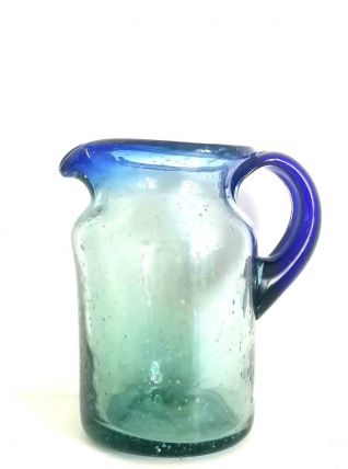 Carafe verre bullé style Biot 