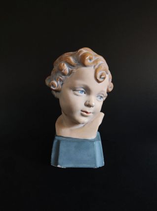 buste jeune enfant art déco