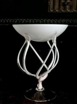 Coupe octopus par Jozefina, Krosno Pologne, vers 1980