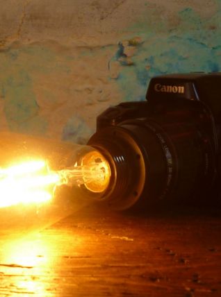 LAMPE VINTAGE - CANON  EOS - PHOTO -