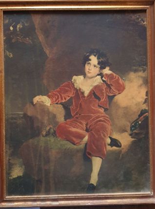 Retro vintage l'enfant rouge LAMBTON1950/60