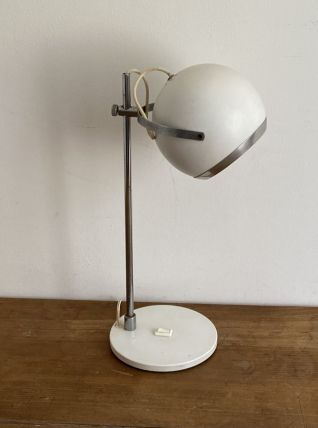 Lampe EYE BALL. 1970. Blanche.