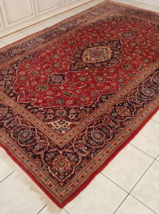 Tapis Persan Kashan fait main 306x195cm