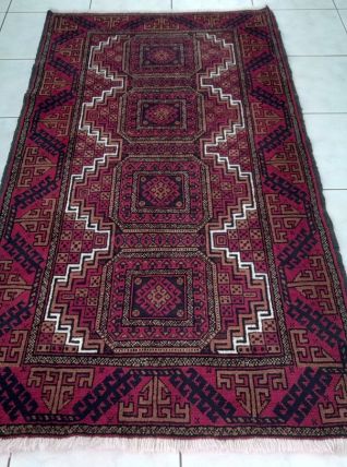 Tapis Afghan fait main 167x91cm