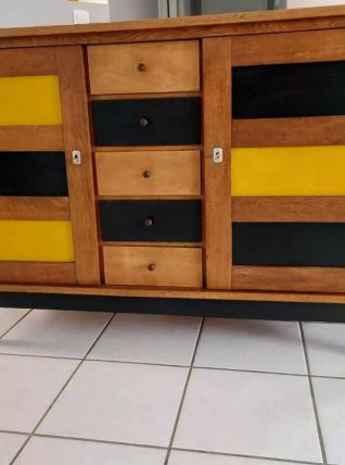 buffet Réné Gabriel vintage années 1950