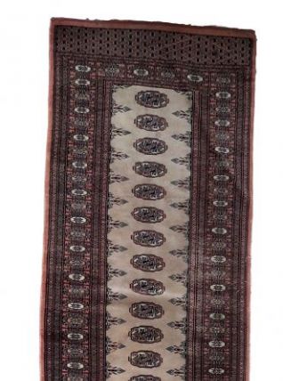 Tapis vintage Ouzbek Bukhara fait main, 1C856