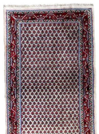 Tapis vintage Indien Seraband fait main, 1C859
