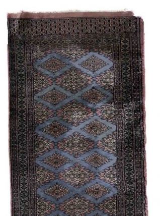 Tapis vintage Ouzbek Bukhara fait main, 1C862