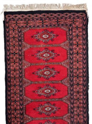 Tapis vintage Ouzbek Bukhara fait main, 1C864
