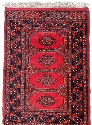 Tapis vintage Ouzbek Bukhara fait main, 1C865