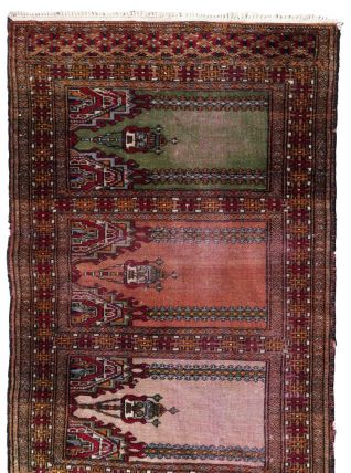 Tapis vintage Ouzbek Bukhara fait main, 1C866