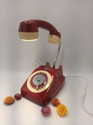 Lampe téléphone /Lampe industrielle /Detournement d'objet