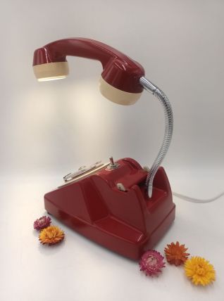 Lampe téléphone /Lampe industrielle /Detournement d'objet