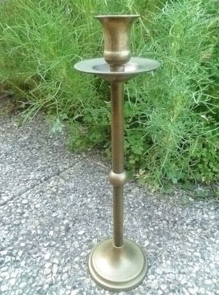 bougeoir   laiton , vintage