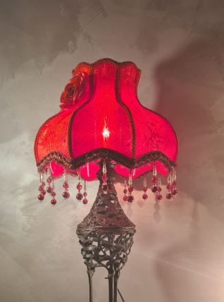 grande lampe art nouveau 1890 a 1910 bronze  japonaise  mode