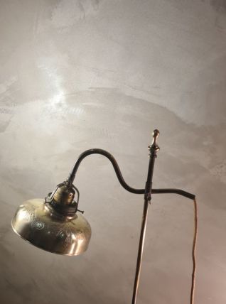 lampe de bureau 1900 a 30s  laiton reglable     64x40    bie