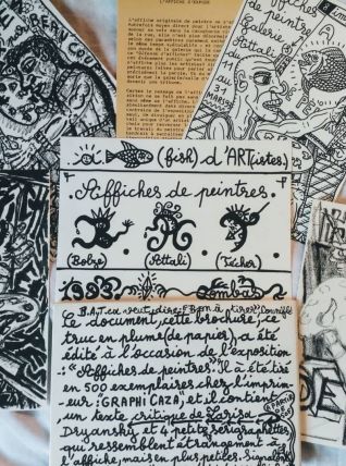 portfolio litho combas affiches de peintres attali 1993