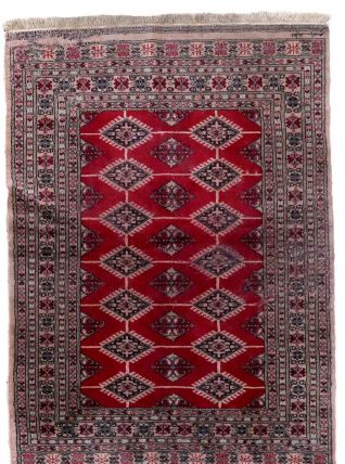 Tapis vintage Ouzbek Bukhara fait main, 1C896