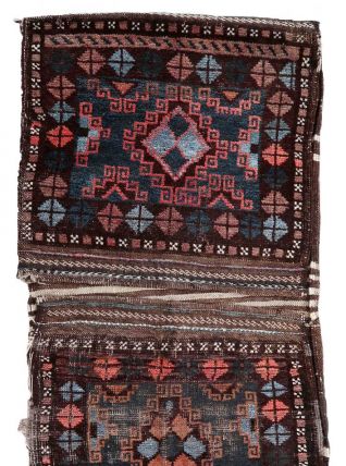 Tapis ancien Afghan Baluch fait main, 1C909