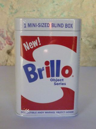 ANDY WARHOL  " Brillo mini box " .