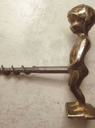 tire bouchon  manneken pis, vintage