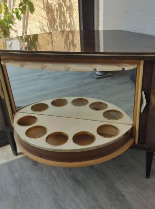 Meuble bar angle vintage