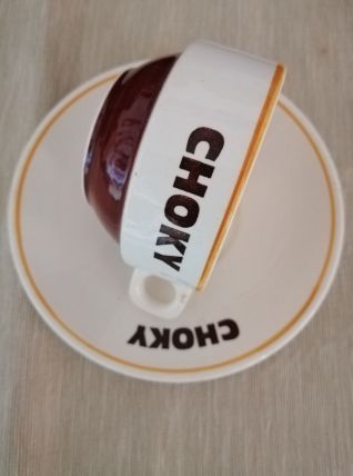 TASSE ET SOUS TASSE MARQUE CHOKY.
