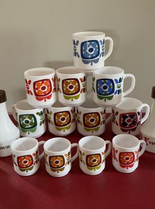 Lot mugs tasse set condiment Mobil