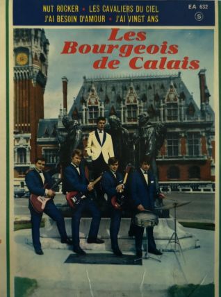 Rare DISQUE EP Bourgeois de calais dédicacé 