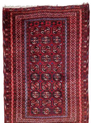 Tapis ancien Afghan Ersari fait main, 1C916