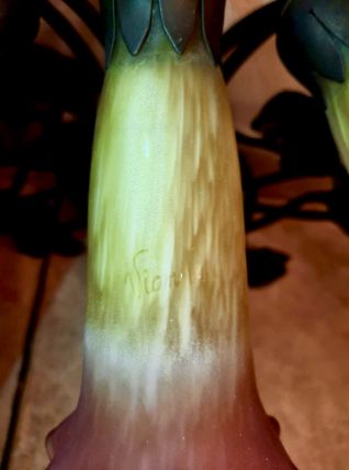 Lily Pond Tiffany style lampadaire et 2 lampes murales