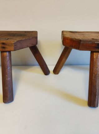 tabourets de campagne anciens