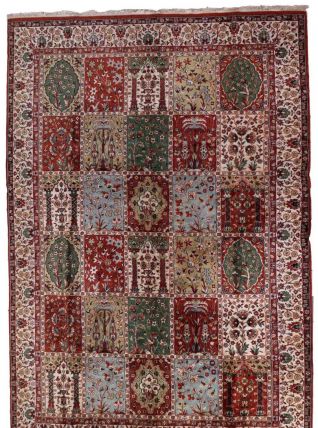 Tapis vintage Persan Qum, 1C927