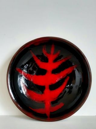 Coupe céramique par Carlos Fernandez, 1950 