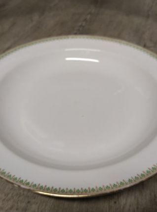 Plat rond creux Aux Lions de Faïence