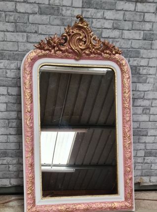 miroir louis philippe ancien 1900       ,,,, 130x72  merci d