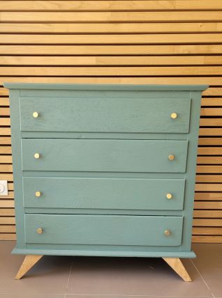 Commode vintage années 50 pieds compas