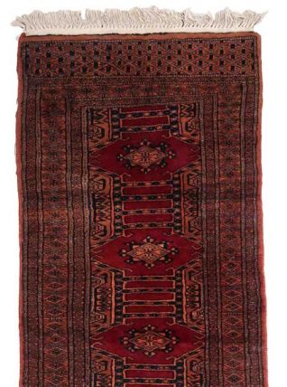 Tapis vintage Ouzbek Bukhara fait main, 1C942