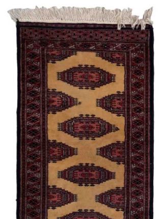 Tapis vintage Ouzbek Bukhara fait main, 1C943
