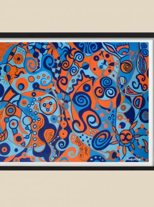 Art celtique, dessin pièce unique viking, triskel