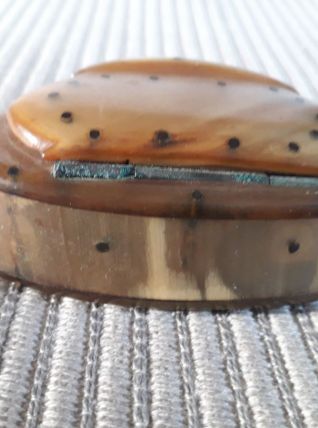 Tabatière vintage en corne