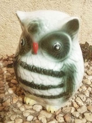 tirelire  hibou en ceramique 