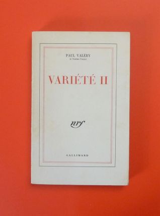 Variété 2- Paul Valéry- Pages Non Coupées- Gallimard 