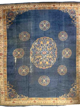 Tapis ancien Chinois Peking fait main, 1B948