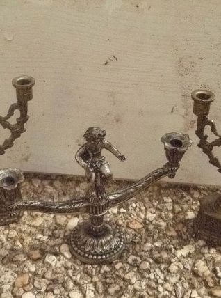 lot  de 3 chandelliers, vintage