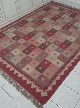 Kilim Afghan fait main 293x200cm